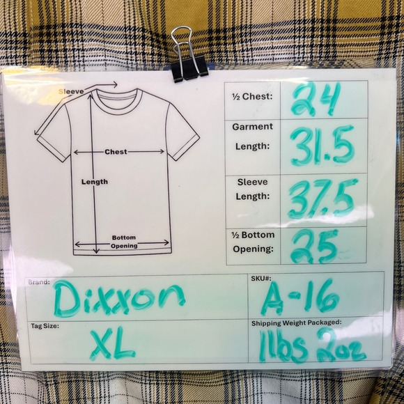 Dixxon Flannel Co Shirt Mens XL The Lager Beer Plaid Long Sleeve Button Up Work - Picture 3 of 16